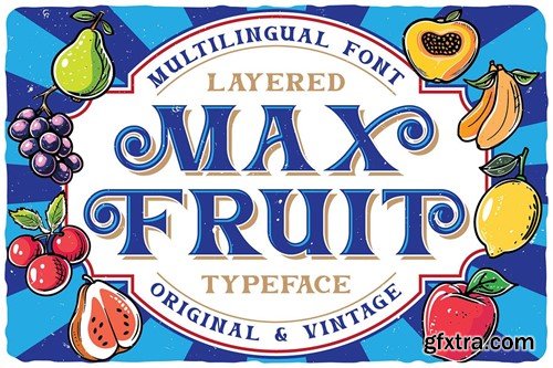 Max Fruit Bold Retro Font UTRX2MB