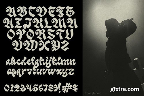 Conligh Blackletter Font 2R8CXBC