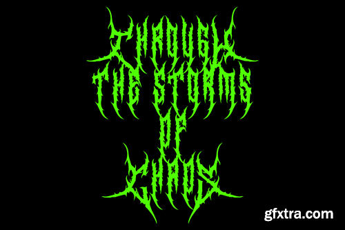 Ankers - Black Metal Font UPZZ6VN