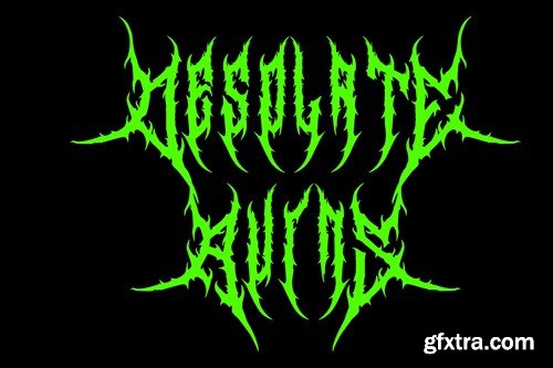 Ankers - Black Metal Font UPZZ6VN