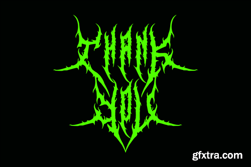 Ankers - Black Metal Font UPZZ6VN