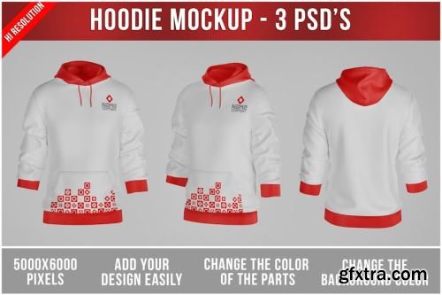Hoodie Mockup Collections #9 10xPSD
