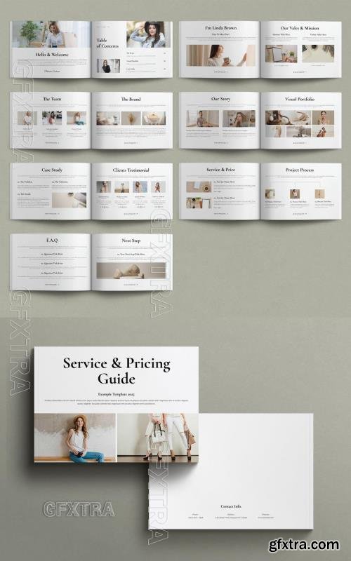 Service and Pricing Guide Template Landscape 757185558