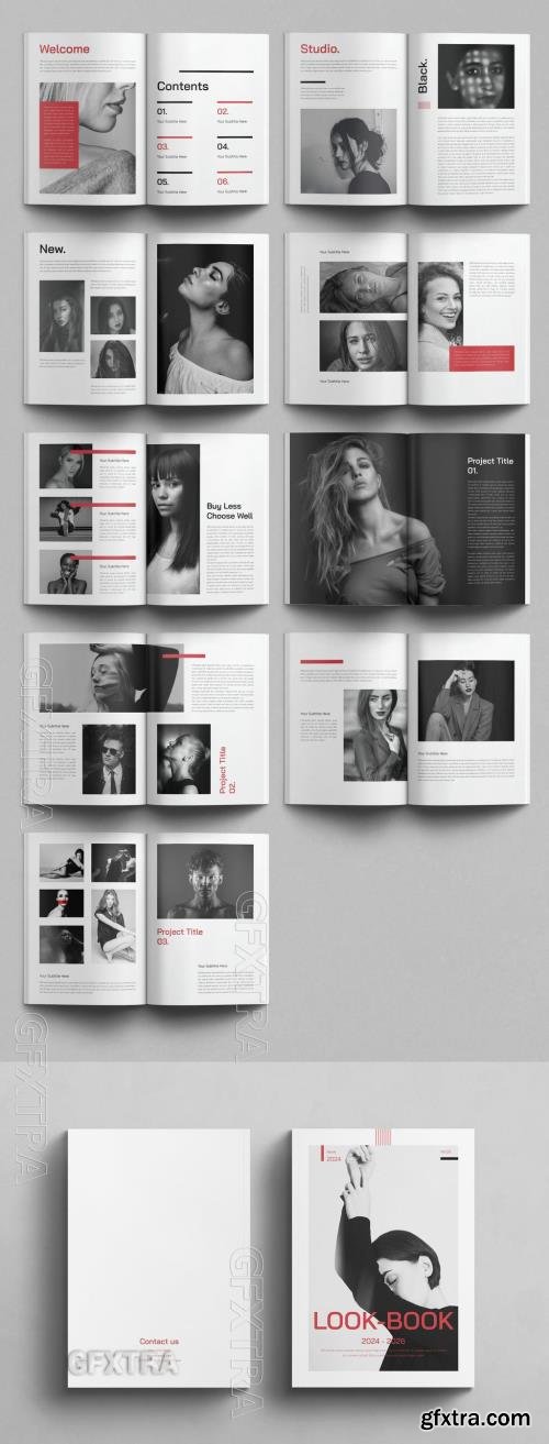 Lookbook Template Design Brochure Layout 757184329