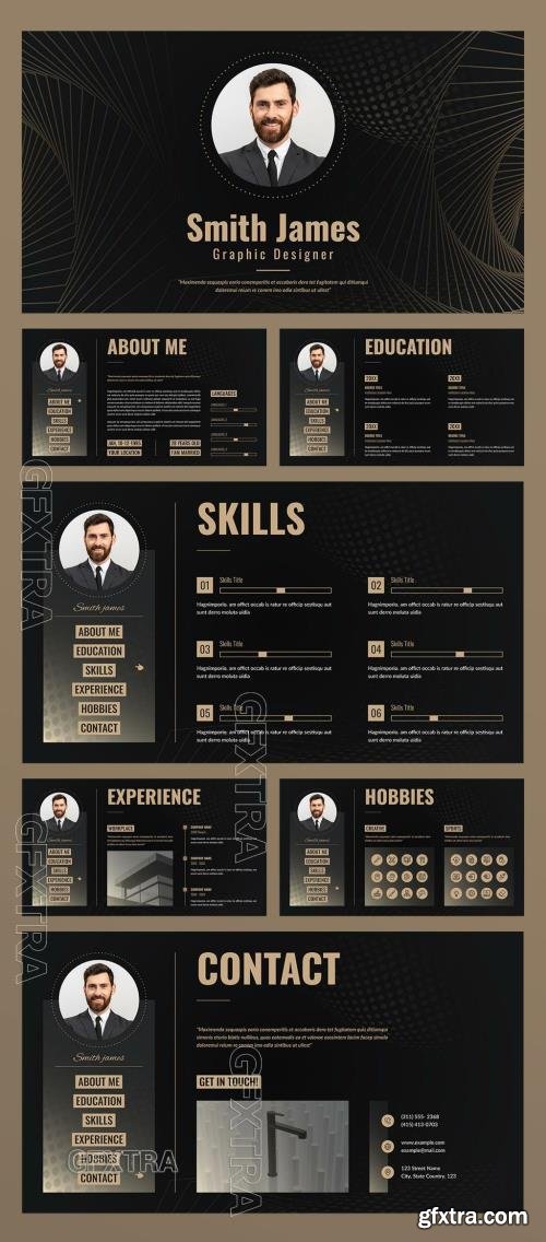 Resume Presentation Template 757180276