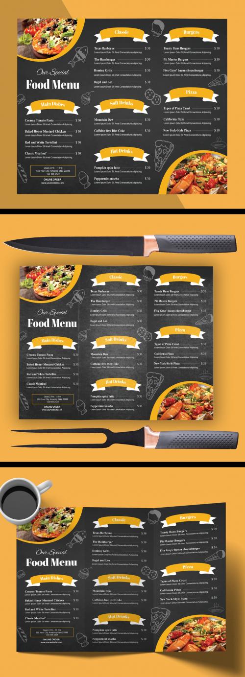 Food Menu Layout Design Food Sale - 478192166