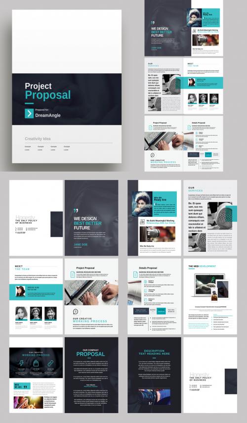 Corporate Business Project Proposal Layout - 478192295
