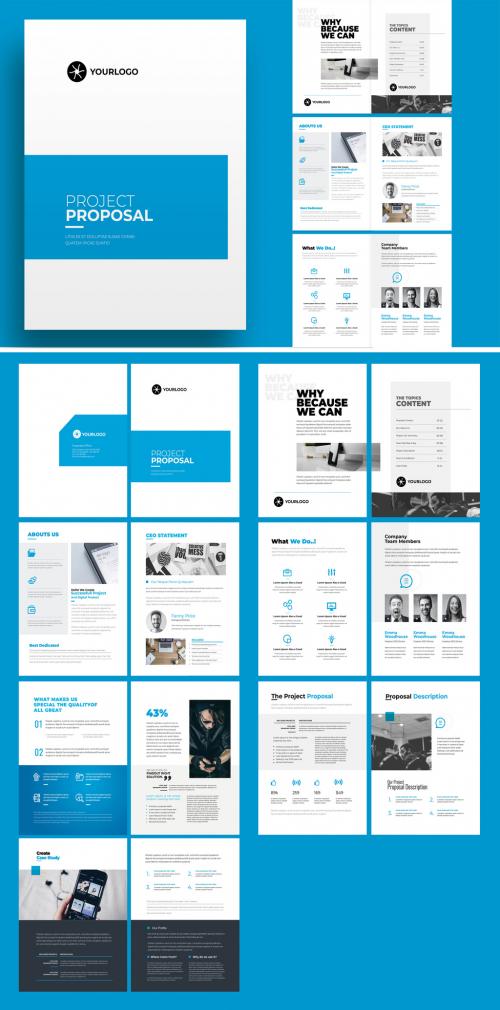 Great Mobile App Project Proposal Layout - 478395946