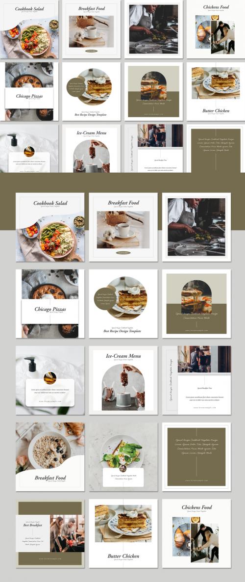 Food Social Media Layout - 478396109