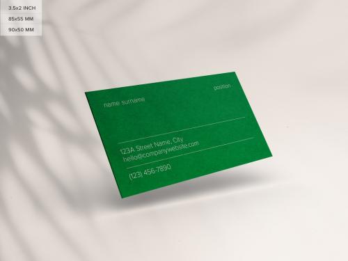 Business Card Mockup Design - 478397594