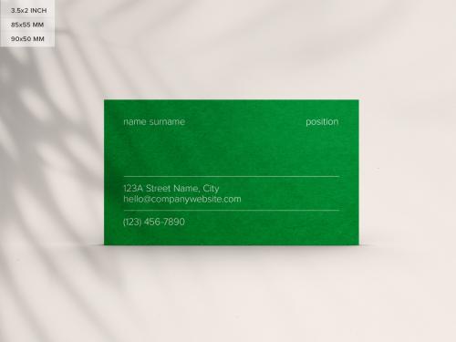 Business Card Mockup Design - 478397601