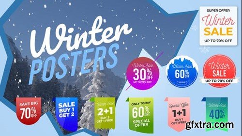 Videohive Winter Sale Posters & Labels 51331924