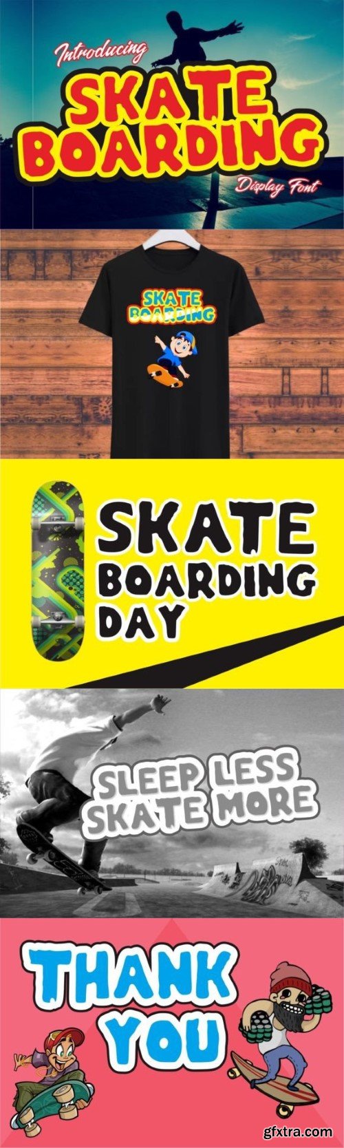 Skateboarding Font