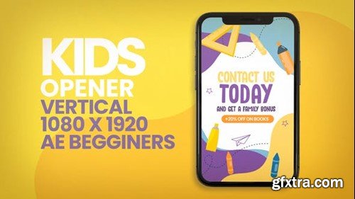 Videohive Kids Instagram Promo Opener Vertical 51361779