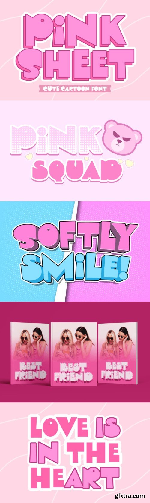 Pink Sheet Font