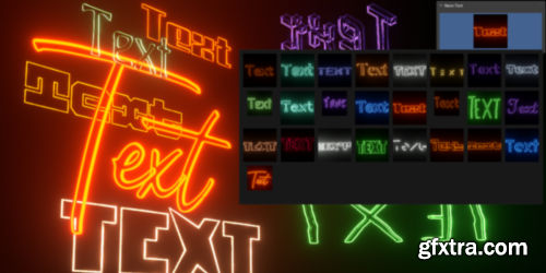 Neon Text Addon 1.0 for Blender