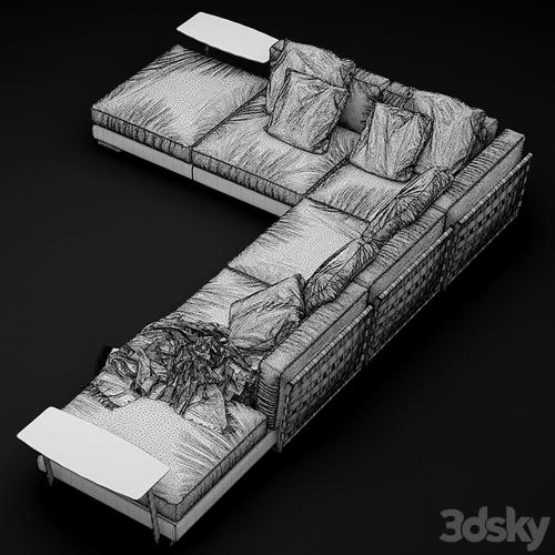 09 Cestone sofa Flexform