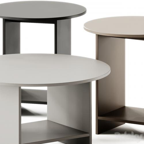 e15 HEIJI Round Coffee Tables set