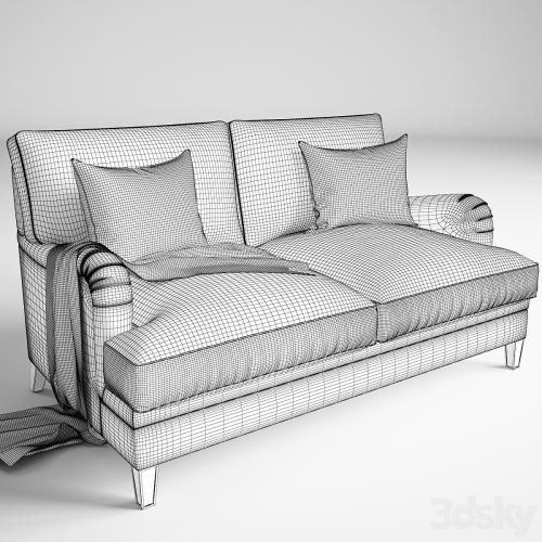 Baker, Churchill Loveseat No. 6121L, Michael S Smith