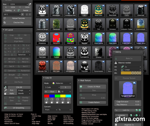 Blender Addon – TexTools v1.6.1