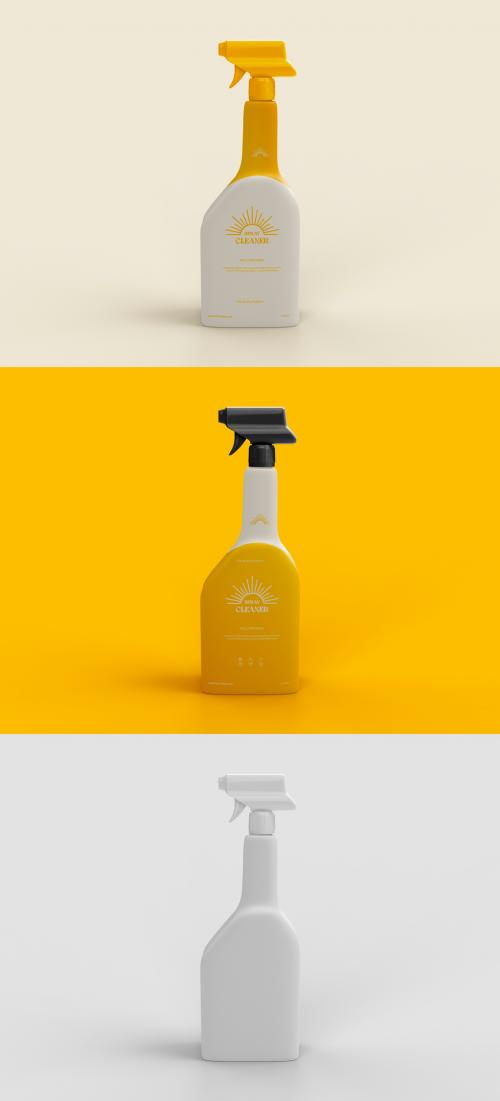 Spray Bottle Mockup