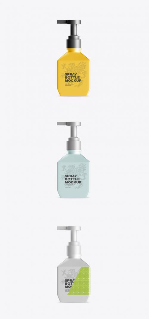 Matte Soap Bottle Mockup