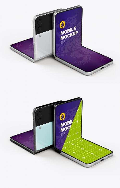 Folding Mobile Mockup