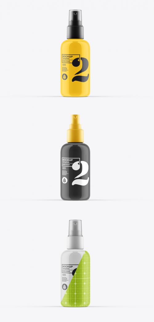 Spray Bottle Mockup