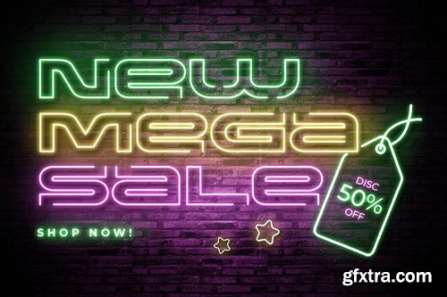 VOLTA - Neon Light Party Font 8MM8ECH