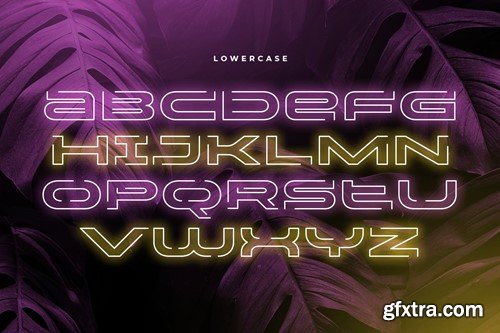 VOLTA - Neon Light Party Font 8MM8ECH