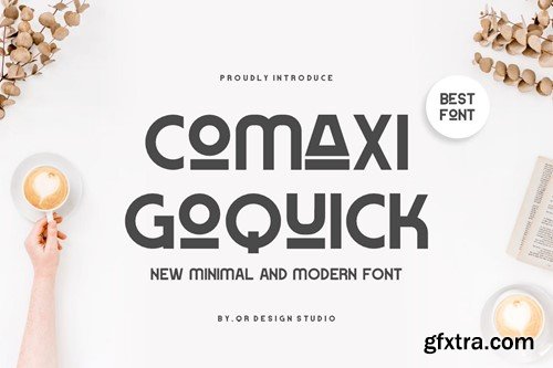 Comaxi Goquick - Modern & Minimal Font 39U27V3