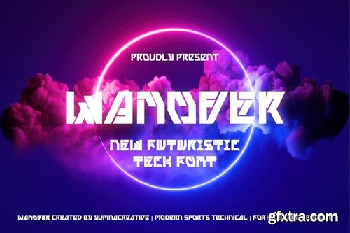 Wanover - Futuristic Techno Font G52A5V5