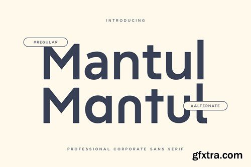 Mantul - Professional Corporate Sans Serif B29HJLF