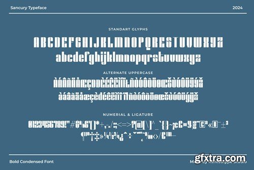 Sancury Modern Bold Font Z999J4N