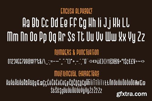 Mandarin Modern Display Font RSK22KE