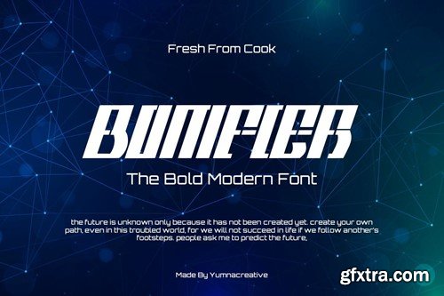 Bomfier - Bold Modern Font PN3N324