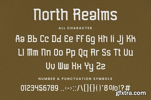 North Realms - Sans Serif Font 6QT2BXQ