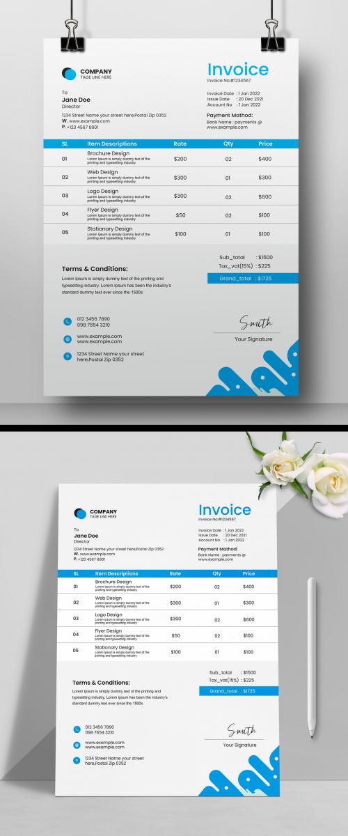 Invoice Design 2022