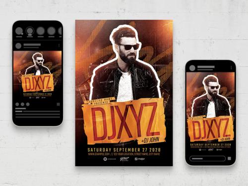 Hip Hop Dj Flyer Layout