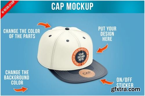 Cap Mockup Collections #5 13xPSD