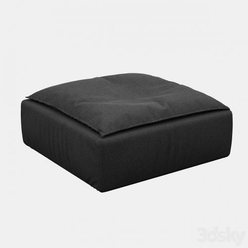 Poof Contemporary ottoman PAPEETE