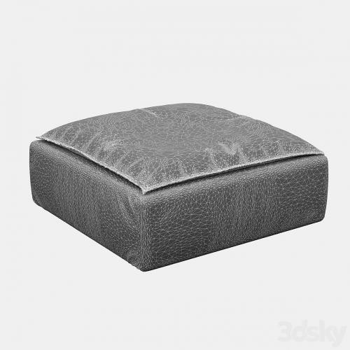 Poof Contemporary ottoman PAPEETE