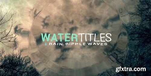 Videohive Water Ripple Rain Titles 20177364