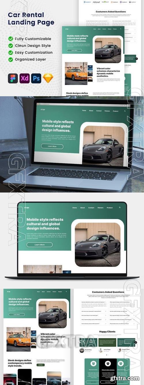 Car Rental Landing Page 8B8JNRG