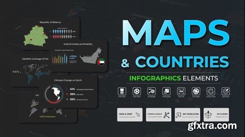 Videohive Infographic - Maps And Countries 51362907