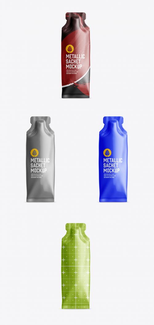 Plastic Sachet Mockup