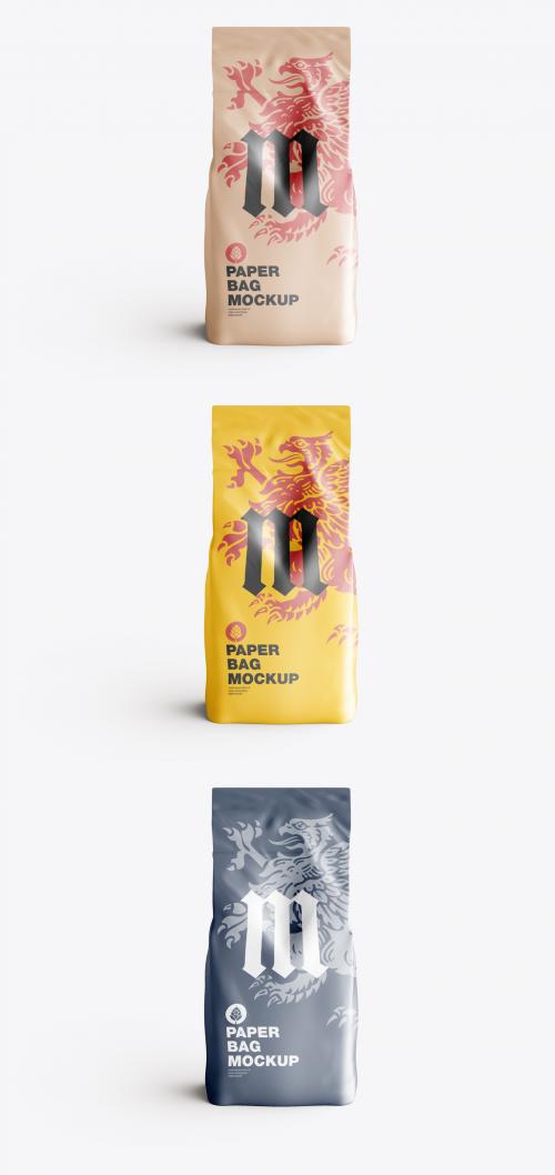 Plastic Food Bag Mockup