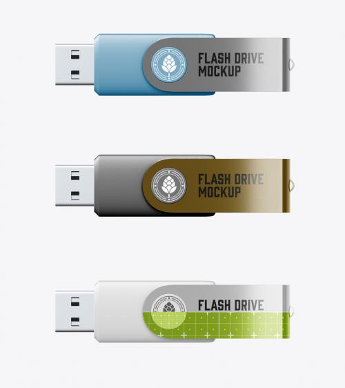 USB Flash Drive Mockup