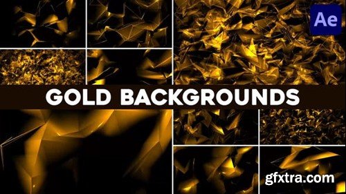 Videohive Gold Backgrounds for After Effects 51311113