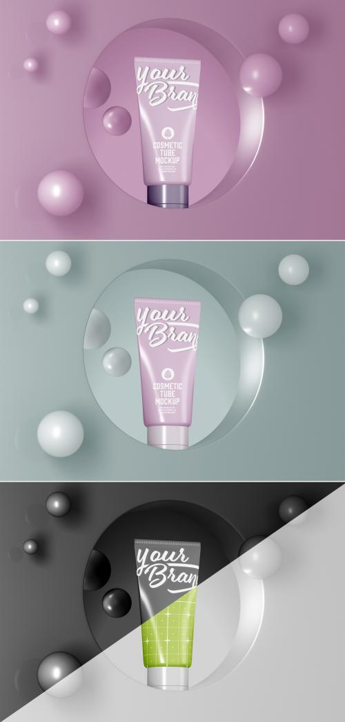 Mate Cosmetic Tube Mockup